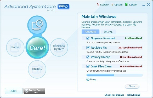Advanced System Care Pro