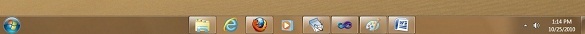 Canh giữa biểu tượng trên thanh Taskbar
