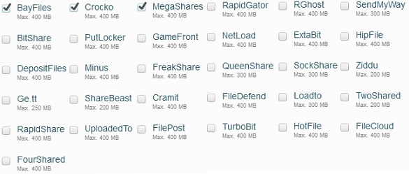 MirrorCreator: Upload file lên nhiều file hosting server
