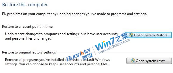  Windows 8 Restore to original factory settings