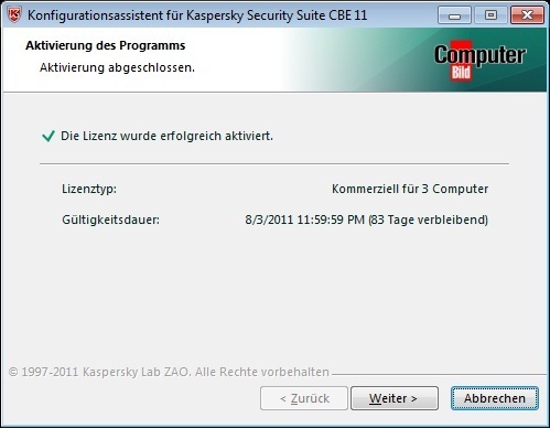 Kaspersky Security Suite CBE 11