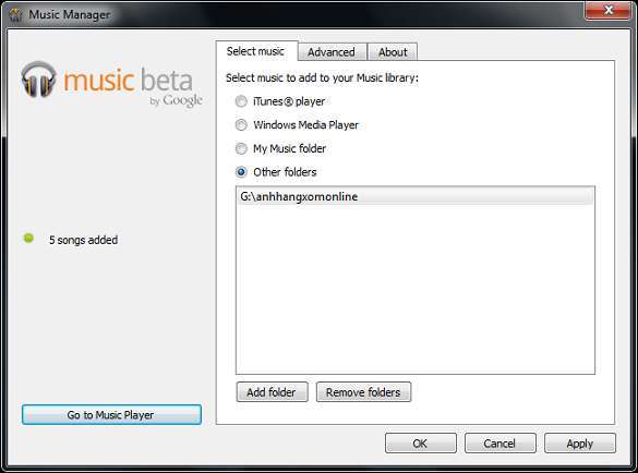 Google Music Beta - Dịch vụ lưu trữ và phát nhạc trực tuyến miễn phí