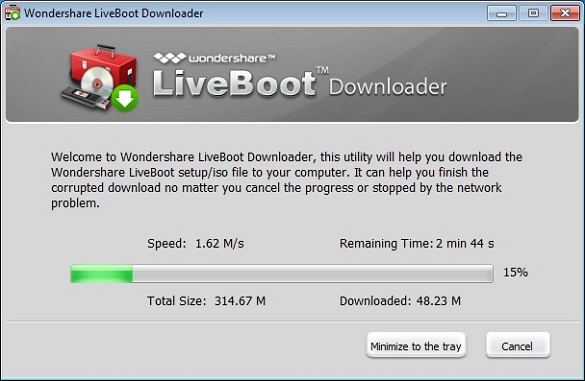 Wondershare Live Boot 2012 - Nhận key bản quyền  miễn phí