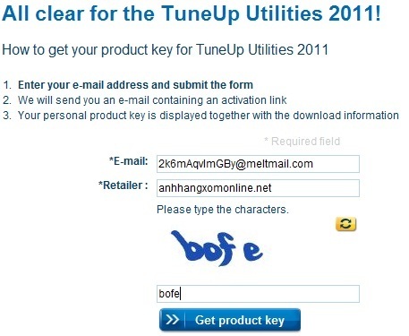 TuneUp Utilities 2011 - Nhận key bản quyền miễn phí