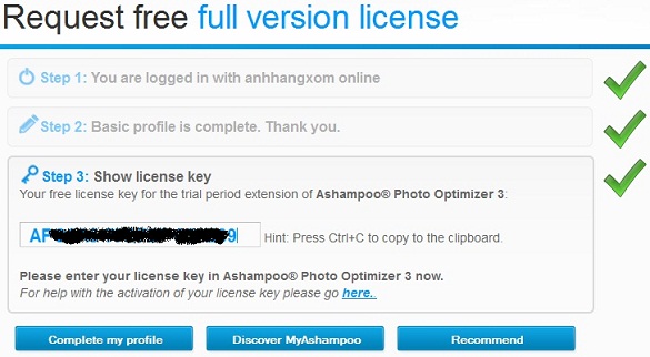 Nhận key bản quyền 5 phần mềm của Ashampoo nhân dịp Noel