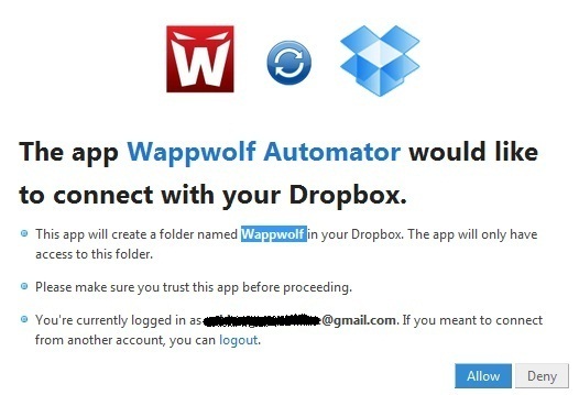 Dropbox Automator - Tự động thực hiện các tác vụ khi chép dữ liệu vào Dropbox