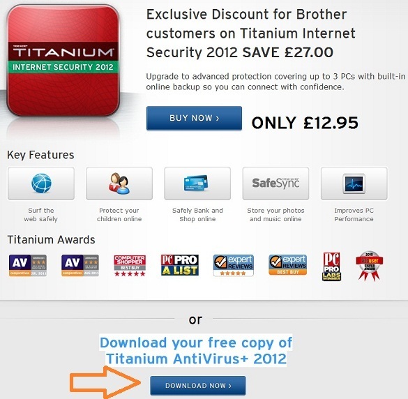 TrendMicro Titanium AntiVirus+ 2012 - Nhận key bản quyền 1 năm miễn phí