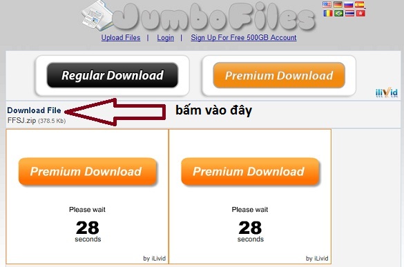 JumboFiles.com - Sự thay thế cho Megaupload