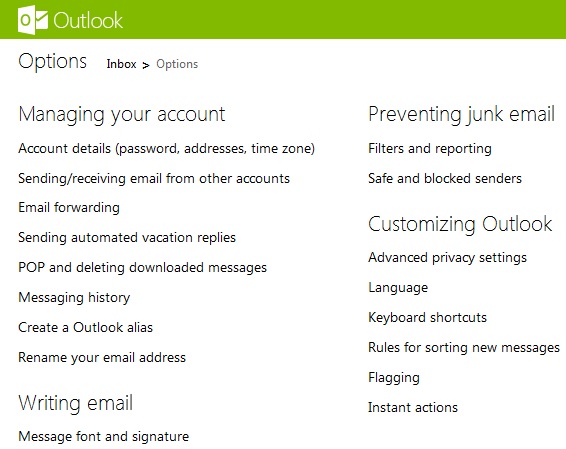 Outlook.com - Dịch vụ email mới của Microsoft