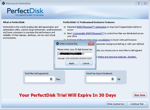 PerfectDisk Pro 11 - Nhận key bản quyền miễn phí
