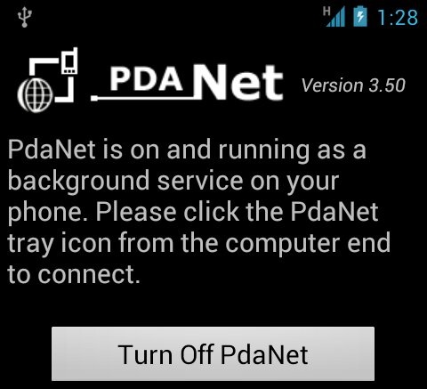 PdaNet - Truy cập internet từ 3G trên điện thoại di động