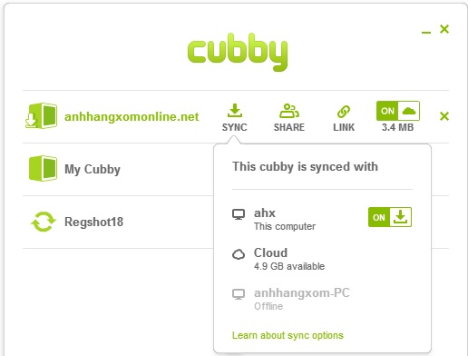 Cubby - Giải pháp đồng bộ dữ liệu mới từ LogMeIn