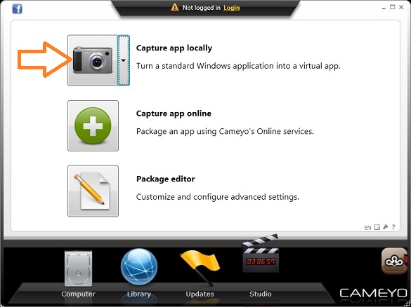Cameyo - Tạo và lưu giữ các phần mềm bản quyền dưới dạng Portable