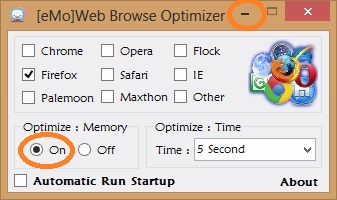 [eMo]Web Browse Optimizer - Tối ưu hóa việc sử dụng RAM của các trình duyệt
