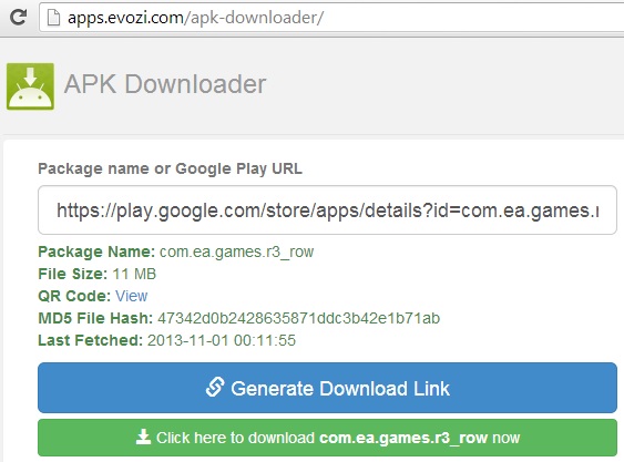 Lấy file cài đặt .apk từ Google PlayStore hoặc ứng dụng trên Android
