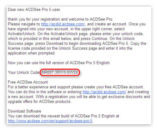 Key bản quyền ACDSee Pro 5 miễn phí