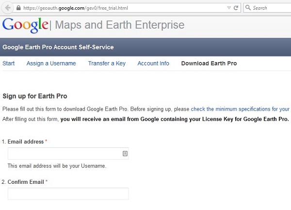 Google Earth Pro - Nhận key bản quyền miễn phí