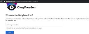 Phần mềm fake IP Okay Freedom VPN