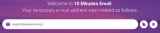 10minutesemail – dịch vụ tạo mail .edu miễn phí